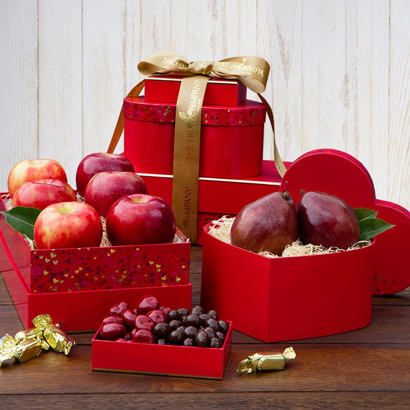 Valentine's Day Hearts Gift Tower