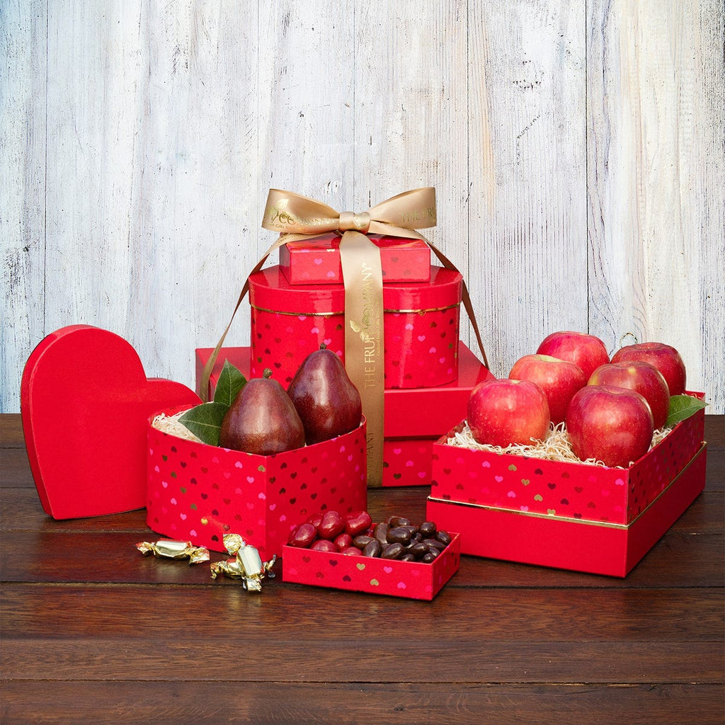  2 apples and 3 types of chocolates 