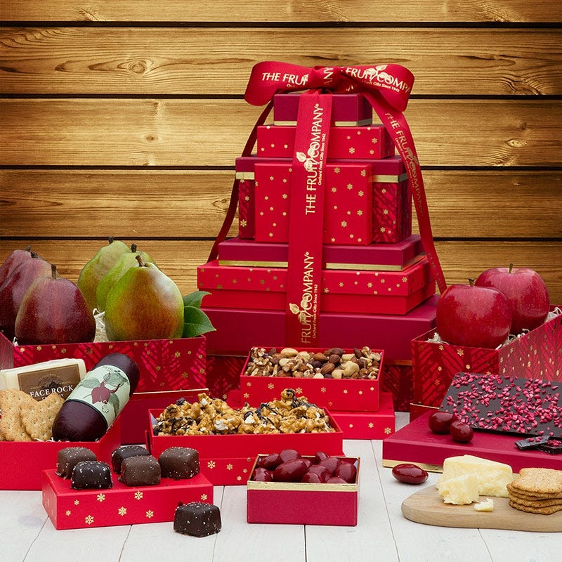 Grand Winter Gift Tower